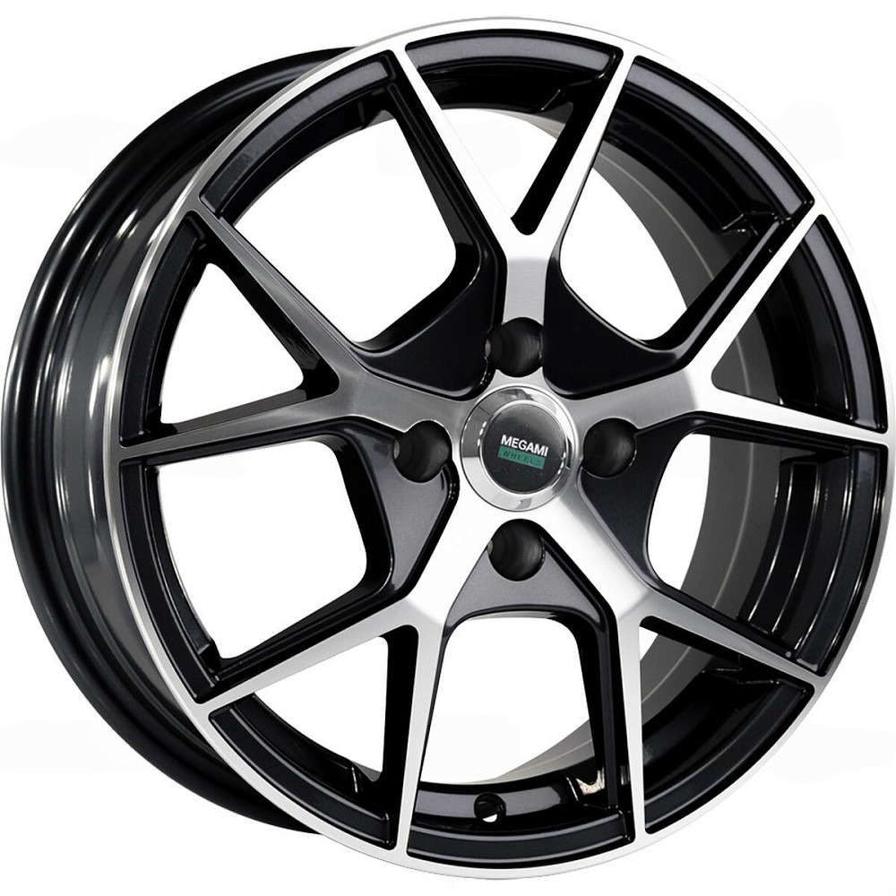 Диск 6x15 5x100 ET38 D57.1 Megami MGM-18 BKF