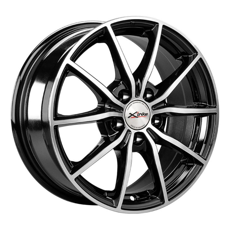 Диск 6.5x15 5x108 ET38 D67.1 X-trike X-111 BK/FP