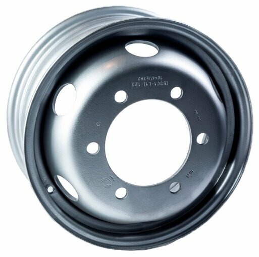 Диск 6.5x16 5x203.2 ET115 D146 HARTUNG Штамп Серебристый