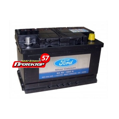Аккумулятор FORD Standart 60 А/ч R+ обратная EN520A 175x175x242 Стандартные