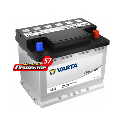 Аккумулятор Varta Standart 60 А/ч R+ обратная EN520A 242x175x190 Стандартные