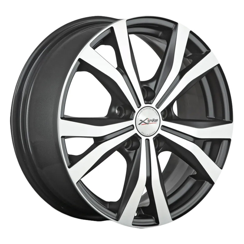 Диск 6.5x16 5x114.3 ET45 D60.1 X-trike X-119 BKM/FP