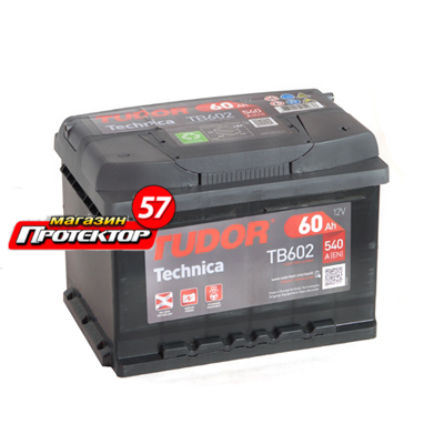 Аккумулятор TUDOR Technica 60 А/ч R+ обратная EN540A 175x175x242 Стандартные
