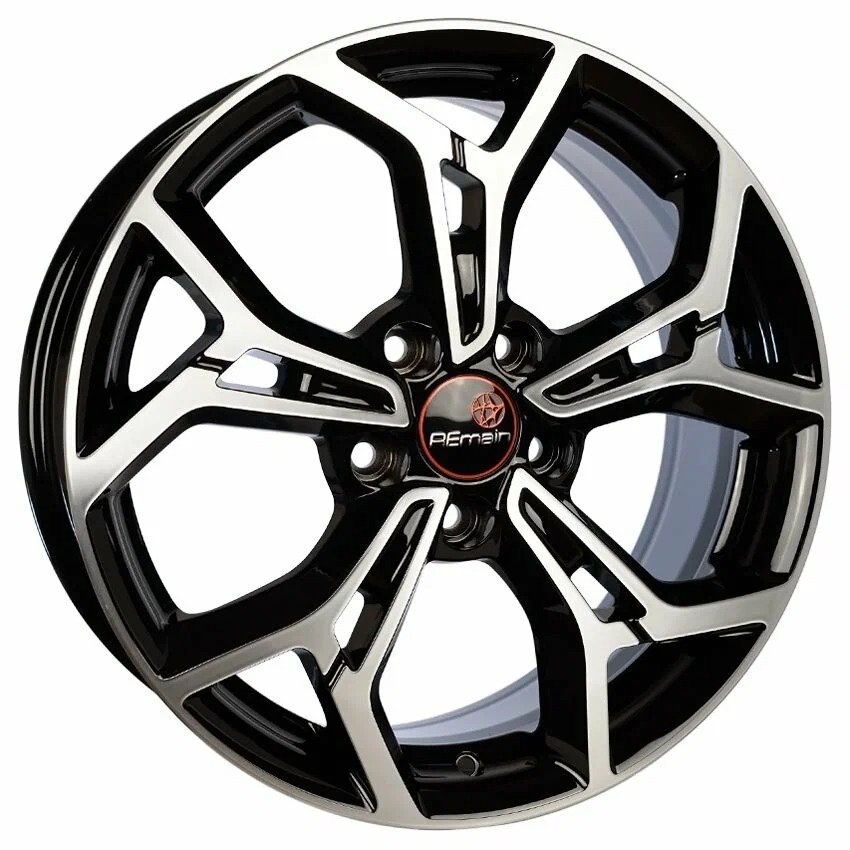 Диск Литой 7x17 PCD 5x112 ET49 D57.1 Вектор R203 Алмаз черный
