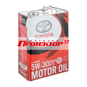 TOYOTA Engine Oil 5W30 CF/SN A3/B4 Синтетическое 4л