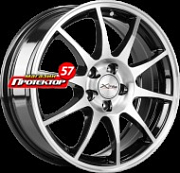 Диск 6.5x16 5x100 ET45 D67.1 X-trike X-107 BK/FP