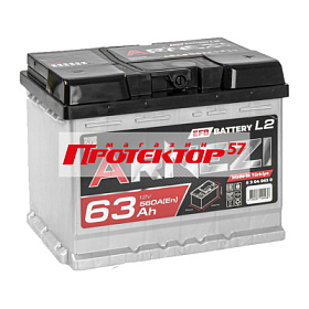 Аккумулятор ARNEZI EFB Start-stop 63 А/ч R+ обратный EN560А 242x175x190 Стандартные