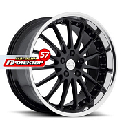 Диск 8.5x19 5x108 ET42 D63.4 Coventry Whitley Gloss Black Mirror Cut Lip