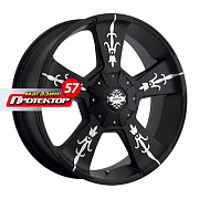 Диск 9x20 6x135 ET18 D106.25 KMC KM668 Black/Machined