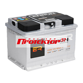 Аккумулятор Enrun Standart 62 А/ч R+ Обратная EN600A 242x175x175 Стандартные
