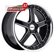 Диск 8x18 5x108 ET40 D72 TSW Carthage Gloss Black Mirror Lip