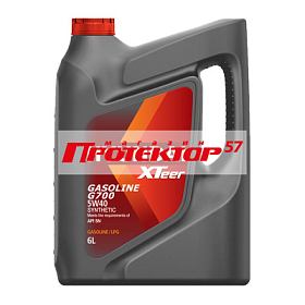 Hyundai Xteer Gasoline G700 5W40 SN+/SP синтетическое 6л
