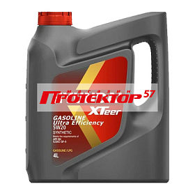 Hyundai Xteer Gasoline Ultra Efficiency 5W20 Синтетическое 4л