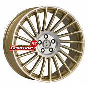Диск 8.5x19 5x112 ET45 D78.1 Eta Beta VENTI-R Gold Matt Polish