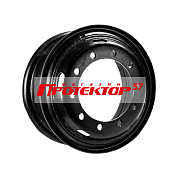 Диск 7.50x20 Accuride DIA 281 PCD 10x335 ET162 11mm (65115-50) Black с кольцом