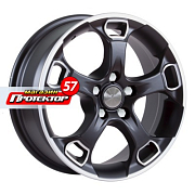 Диск 6x15 4x100 ET45 D67.1 СКАД Форвард Черный матовый