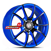 Диск 7x17 5x114.3 ET40 D73.1 Racing Wheels H-470 BL OBK/FP