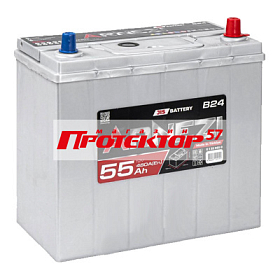 Аккумулятор ARNEZI JIS SMF 55 А/ч R+ Обратный EN480А 236x128x225 Тонкие вынос