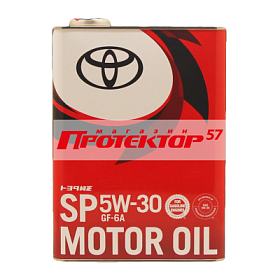 TOYOTA Motor oil SP/GF-6 5W30 синтетическое 4л 08880-13705