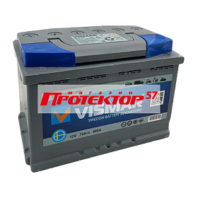 Аккумулятор VISMAR STANDARD 75 А/ч R+ обратная EN680A 276x175x190 Стандартные