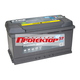 Аккумулятор EXIDE PREMIUM 100 А/ч R+ обратная EN900А 190x175x353 Стандартные
