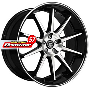 Диск 8.5x20 5x130 ET40 D74.1 Lexani R10 Black/Machined