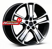 Диск 8x18 5x112 ET35 D72.5 BORBET MA Schwarz-Poliert