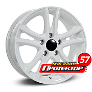 Диск 7x17 5x112 ET43 D57.1 Replica LA VW27 White