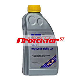 SRS VIVA 1 topsynth alpha LA 5W30 SN С2/С3 Синтетическое 1л