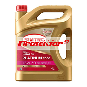 Sintec PLATINUM 7000 5W30 A5/B5 SL Синтетическое 4л