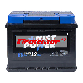 Аккумулятор JUST POWER+ 60 А/ч R+ обратная EN520A 242x175x190 Стандартные