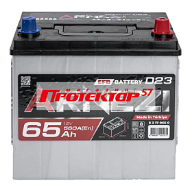 Аккумулятор ARNEZI EFB Start-stop 65 А/ч R+ Обратный EN560А 230x172x225 Стандартные