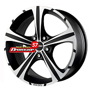 Диск 7x16 4x108 ET25 D65 Momo REDS BLACK KNIGHT Matt Black-Polished