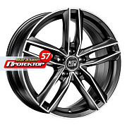 Диск 7.5x17 5x112 ET35 D66.6 MSW 26 Matt Dark Titanium Full Polished
