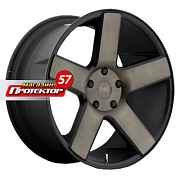 Диск 9.5x22 6x139.7 ET30 D78.1 MHT Dub Baller Black/Machined