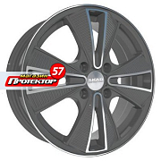 Диск 6x16 4x108 ET27 D65 СКАД Эко алмаз-грей