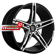 Диск 8.5x19 5x130 ET35 D74.1 Lexani R3 Black/Machined