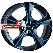 Диск 8.5x19 5x114.3 ET42 D72.6 Oxigin 17 Strike light blue polish