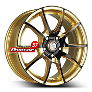 Диск 7x17 5x114.3 ET40 D73.1 Racing Wheels H-470 GD OBK/FP