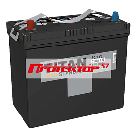Аккумулятор TITAN ASIA 50 А/ч L+ прямая EN430A 236x128x221 Выносные