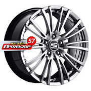 Диск 8x19 5x120 ET34 D72.6 MSW 20/5 Silver Full Polished