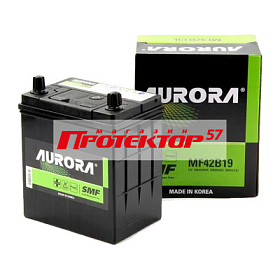 Аккумулятор AURORA JIS AURORA 38 А/ч R+ обратная EN330A 190x125x220 Выносные