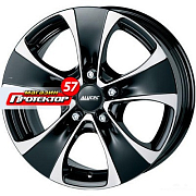 Диск 8.5x19 5x112 ET45 D57.1 ALUTEC Dynamite Diamant black front polished