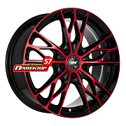 Диск 7x16 5x105 ET40 D56.6 Racing Wheels H-487 BK-ORD F/P