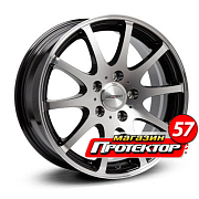 Диск 7x17 5x108 ET43 D70.1 Dezent V dark BFP