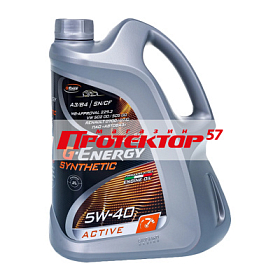 G-Energy Synthetic Active 5W40 CF/SN A3/B4 синтетическое 5л