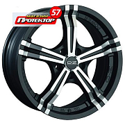 Диск 8x18 5x112 ET48 D75 OZ Racing Power Matt Black + Diamond Cut
