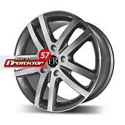 Диск 8x18 5x130 ET53 D71.6 FR REPLICA VW88 M/GRA