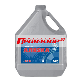 Тосол Аляска А-65 готовый -65C синий 5 кг