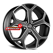 Диск 7.5x17 4x108 ET18 D65 Momo REDS DARK BLADE Matt Antrac.-Polished